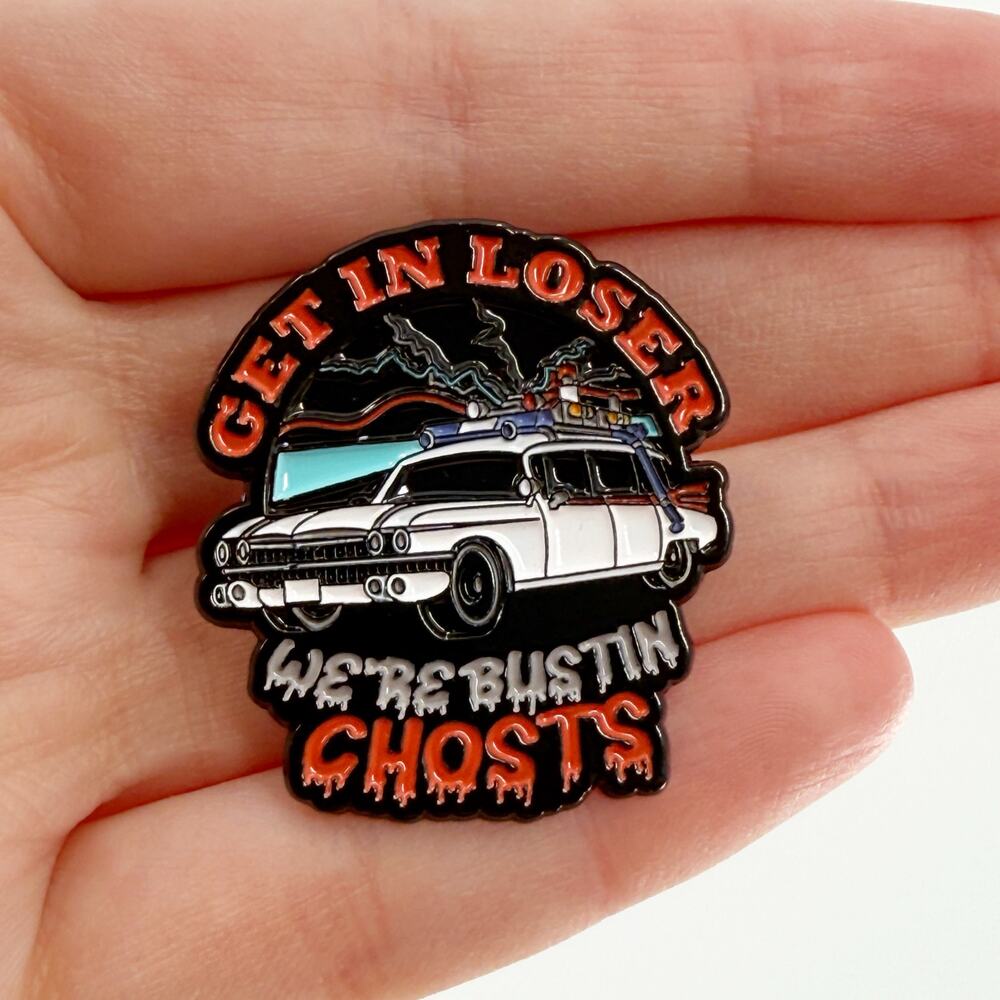 Funny Ghostbuster Enamel Pin